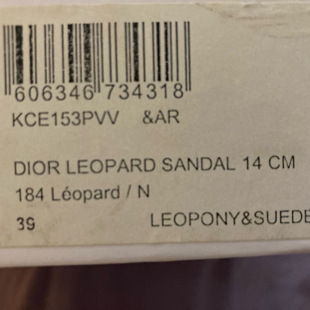 LUXURY Dior Black and Tan Heels Sz 39 with box and dust bag Dior Fire Heels - Picture 6 of 8